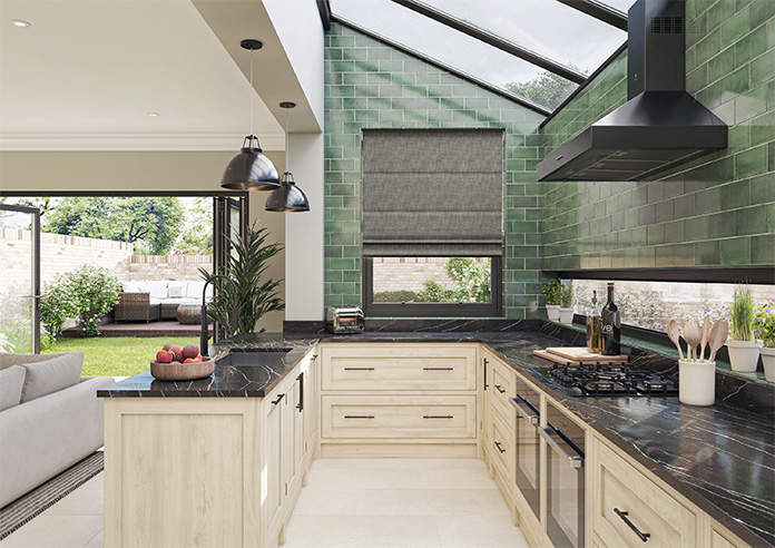 Foxford, Karakul - Twist&Fit Roman Blind - Image 8